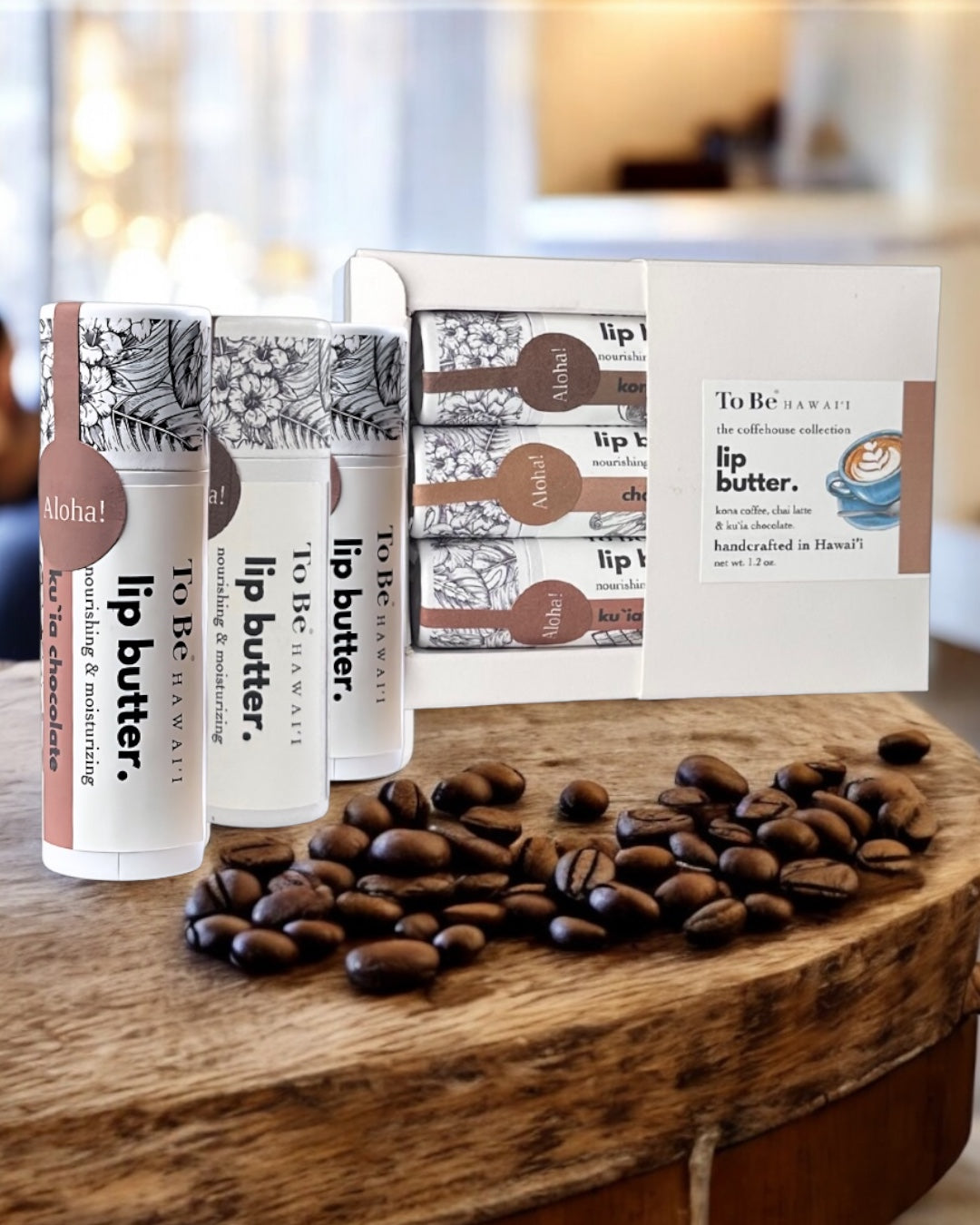 The Coffeehouse Trio Lip Butter Gift Set