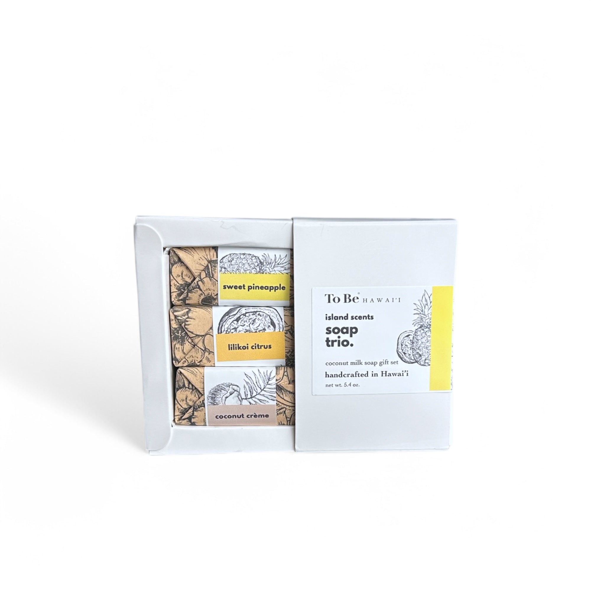 Tropical Exfoliating Bar Soap Trio