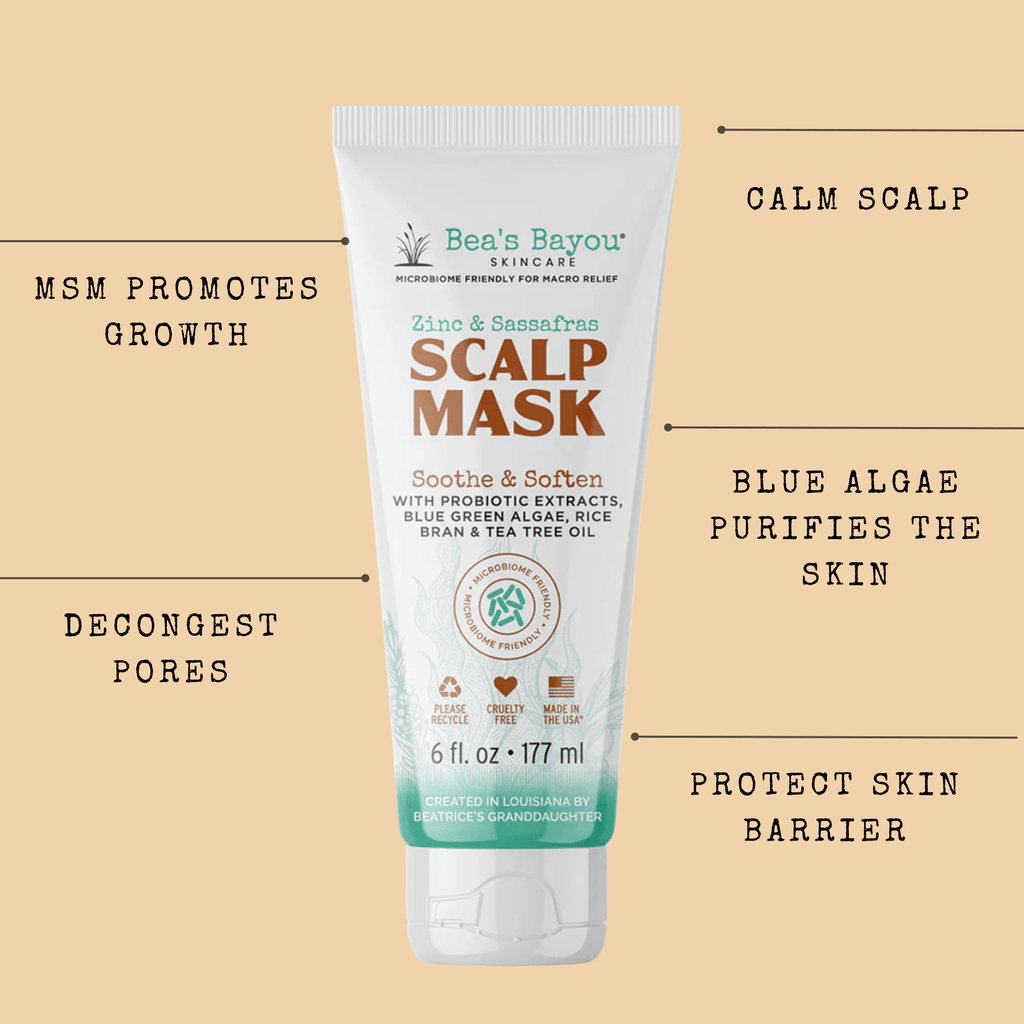 Calming Zinc & Algae Scalp Reset Mask | Sensitive, Flaky Skin